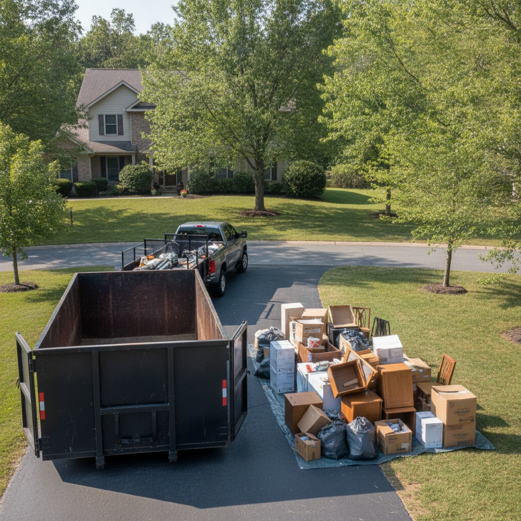 done Residential Junk Removal - No Face and No Text